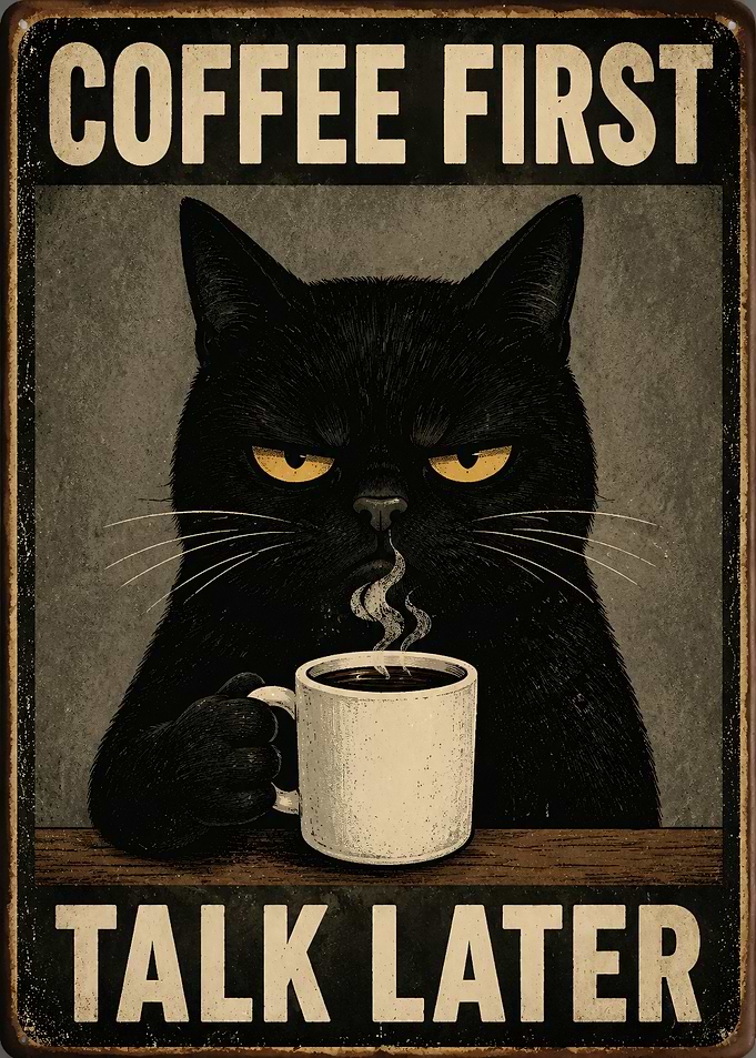 Grumpy Cat Coffee First Talk Later