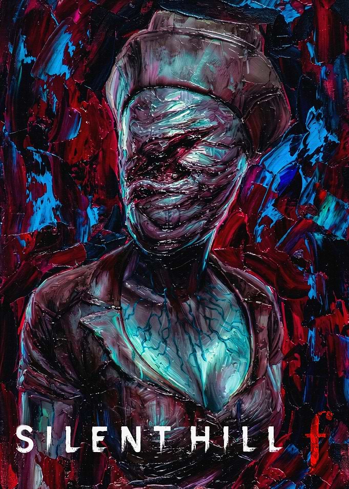 Silent Hill Nurse Painting