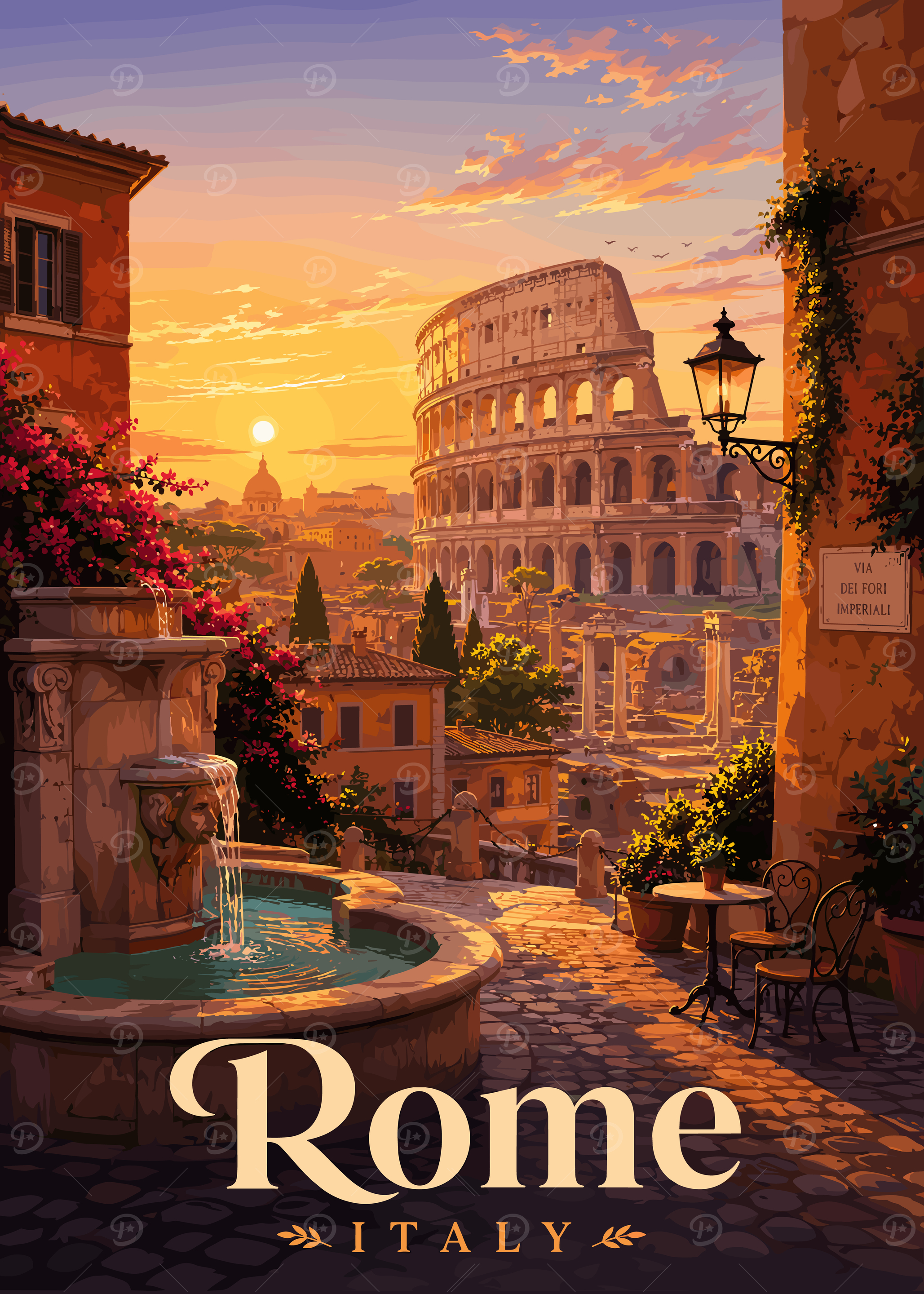 Rome Posters Online - Shop Unique Metal Prints, Pictures