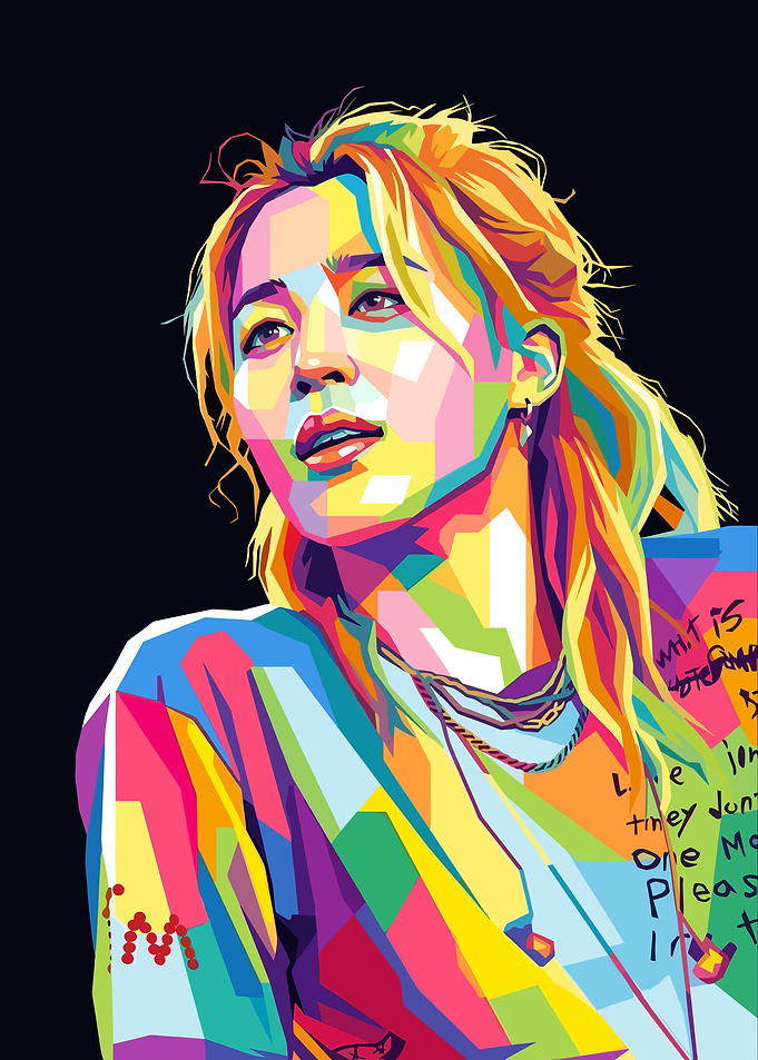 Jimin Pop Art Portrait