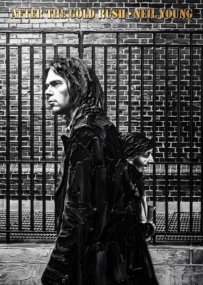 After the Gold Rush Album Cover Art Painting