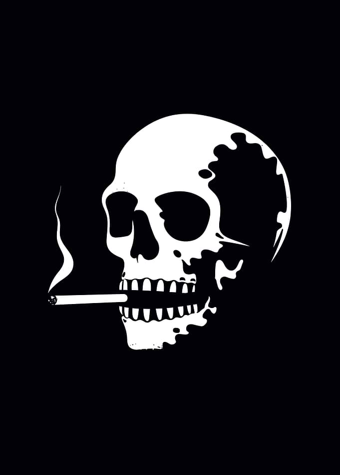 Smoking Skull