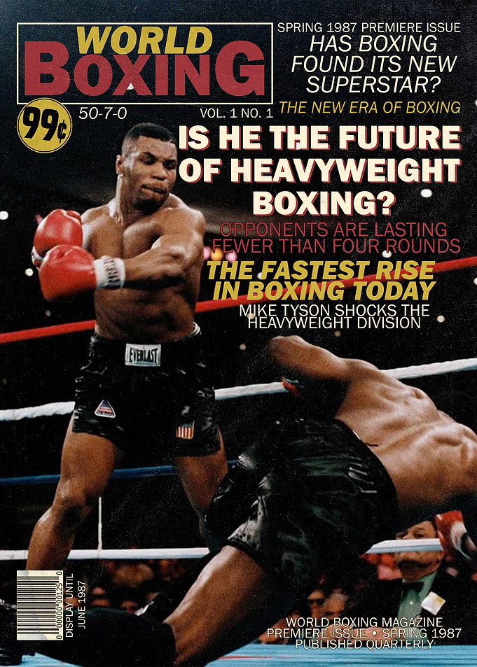 Mike Tyson World Boxing Magazine Cover