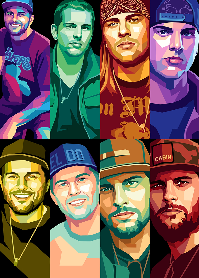 M. Shadows Pop Art Portraits