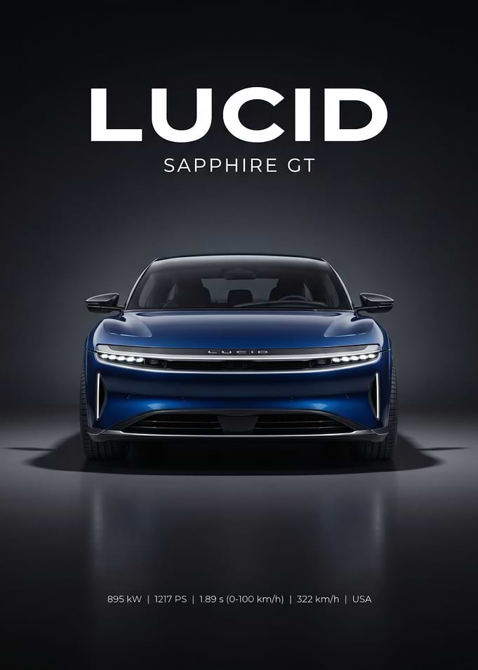 Lucid Sapphire GT Electric Car