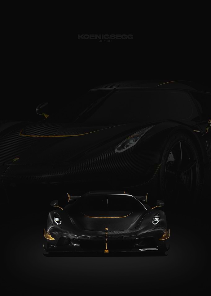 Black Koenigsegg Jesko