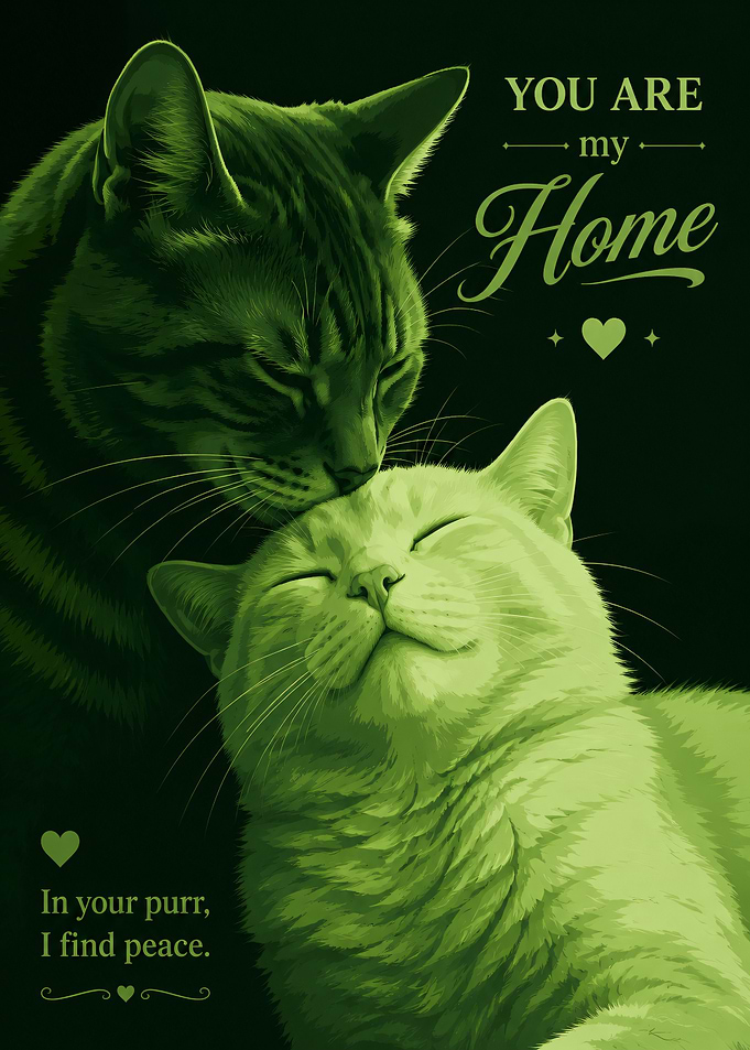 Two Cats in Love