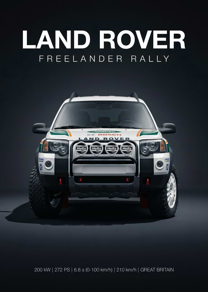 Land Rover Freelander Rally Car