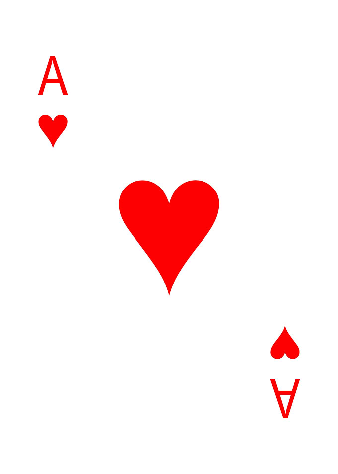 Ace of Hearts Playing Card
