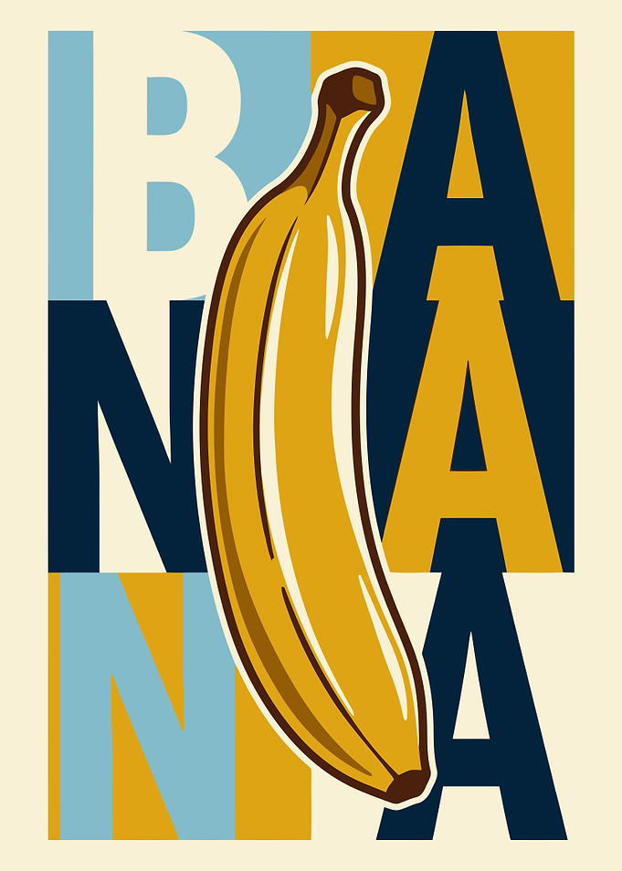 Banana Text Art