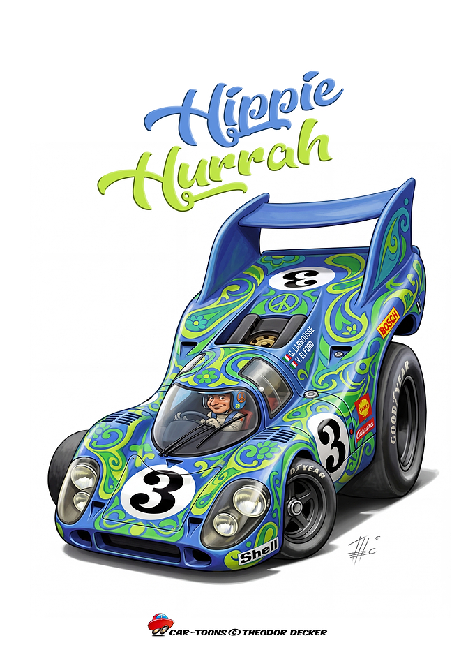 Hippie Hurrah Racing Car