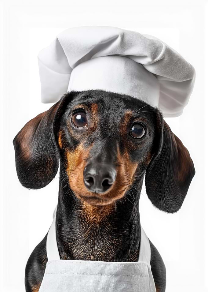Dachshund Chef Dog