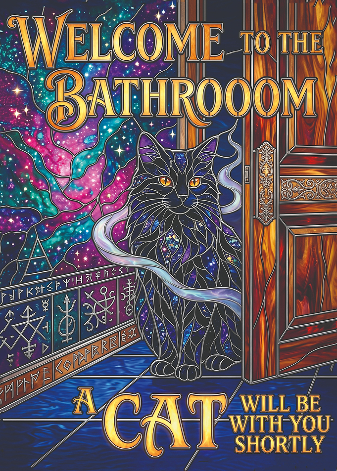 Welcome to the Bathroom Cat