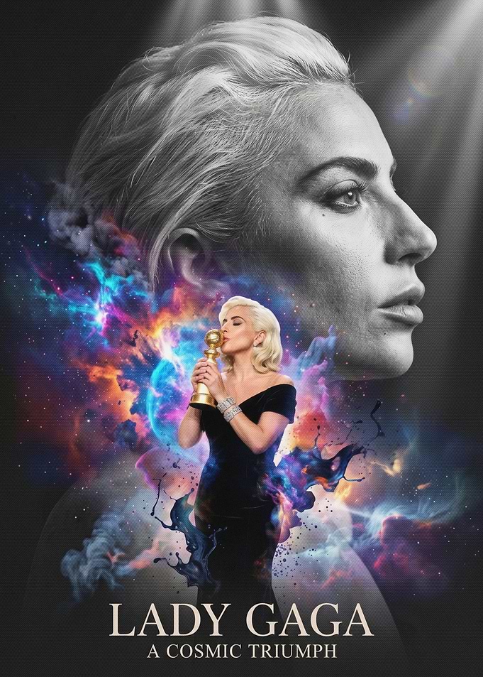 Lady Gaga Cosmic Triumph Poster
