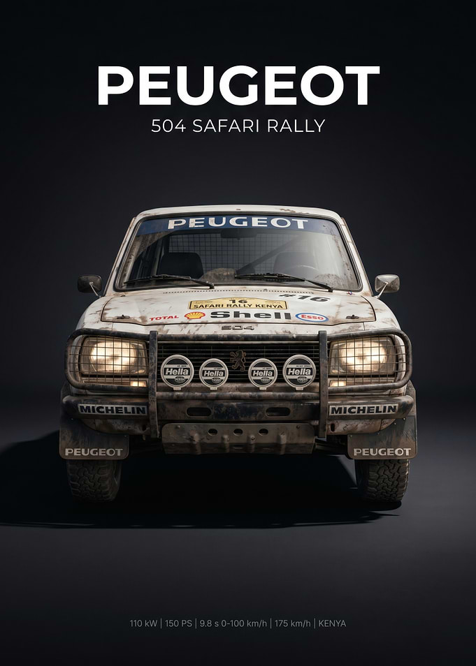 Peugeot 504 Safari Rally Car