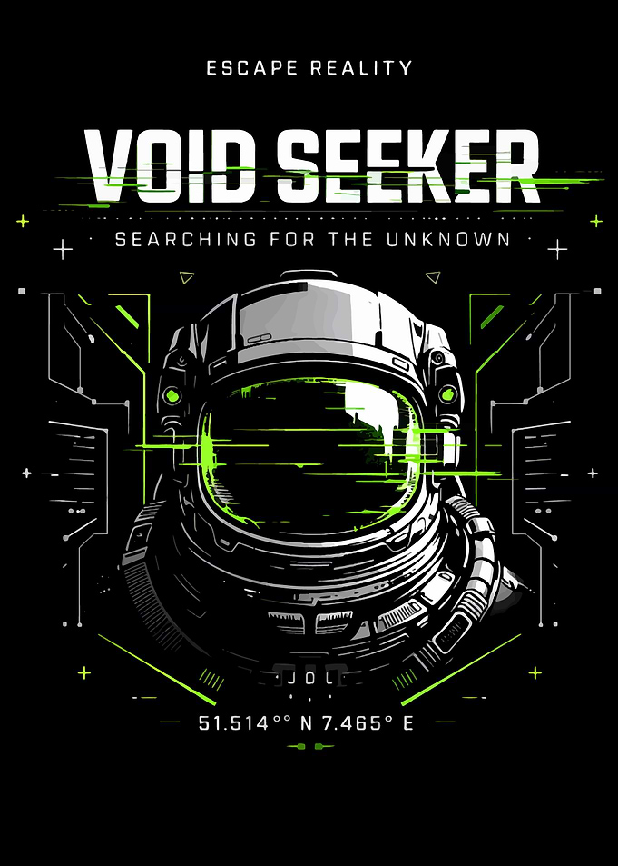 Astronaut Void Seeker Sci-Fi Art