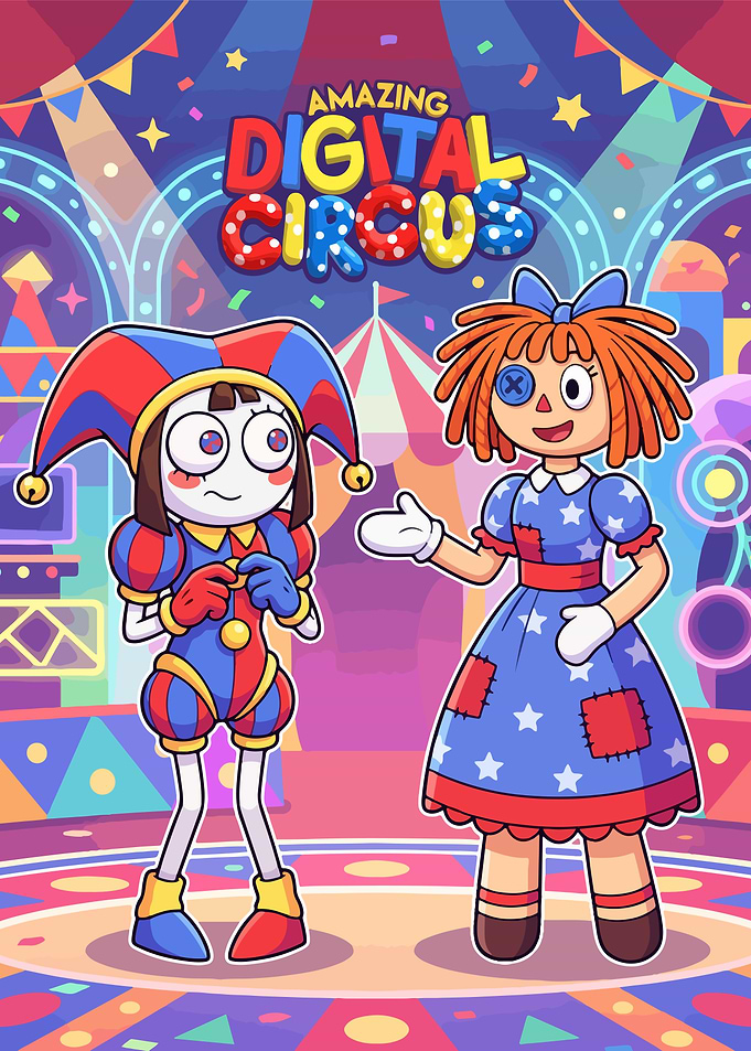 Pomni And Ragatha The Amazing Digital Circus Characters