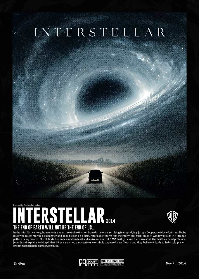 Interstellar : Dramatic Movie Poster