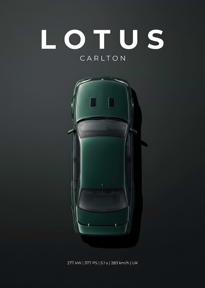 Lotus Carlton Top Down View