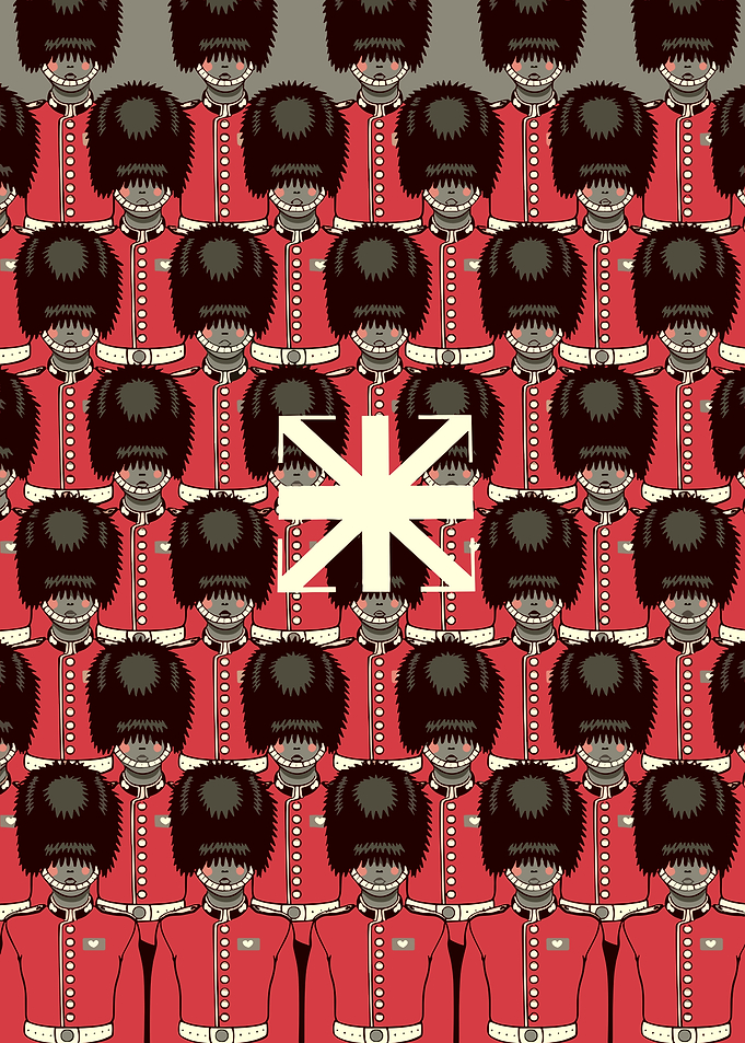 Royal Guards Pattern with Symbol