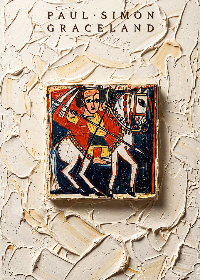 Graceland Album Cover Art Painting