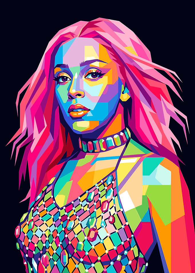 Doja Cat Pop Art
