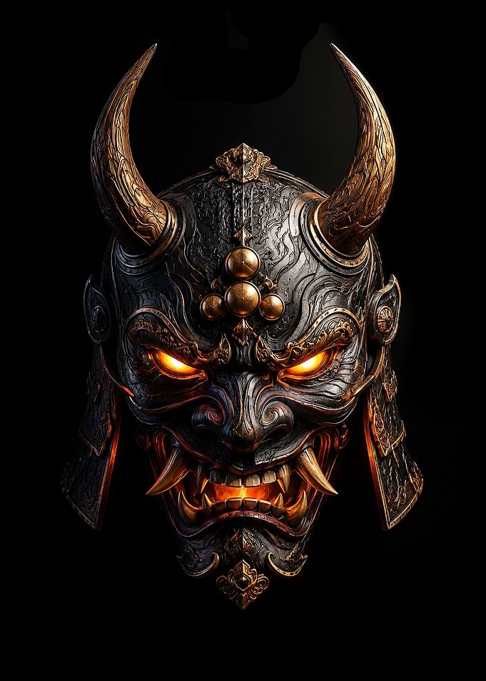 Oni Samurai Mask