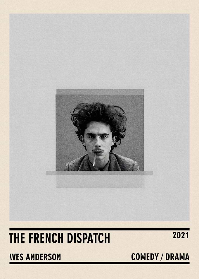 The French Dispatch Minimalist Poster