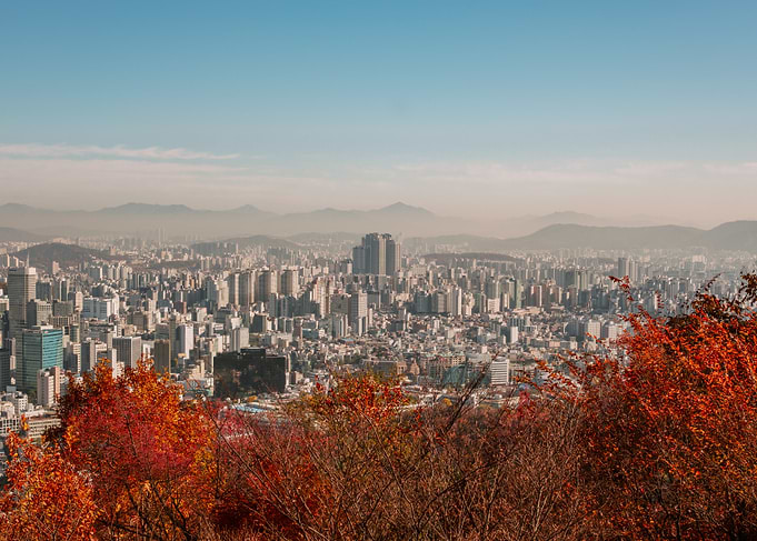 Seoul Autumn Cityscape, South Korea