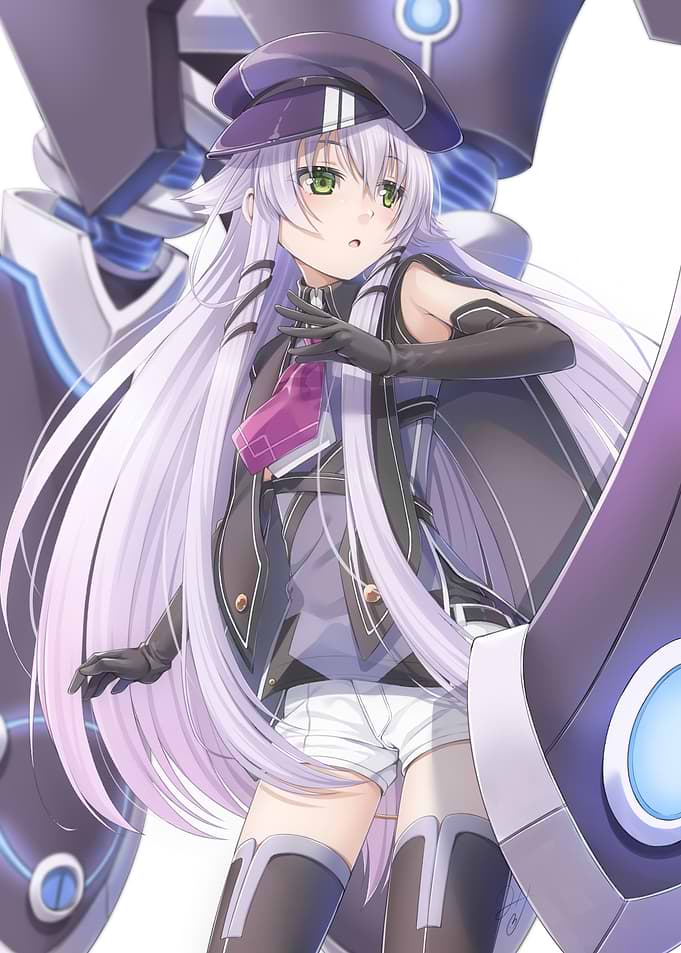 girl with robot mechanical