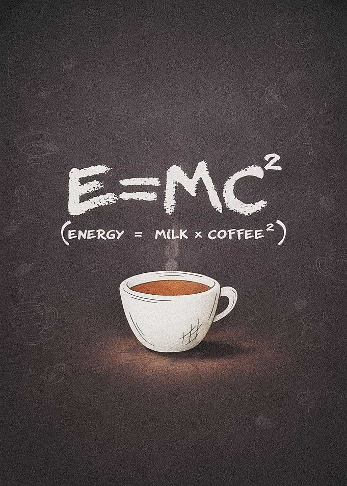 E=MC Squared Coffee Equation