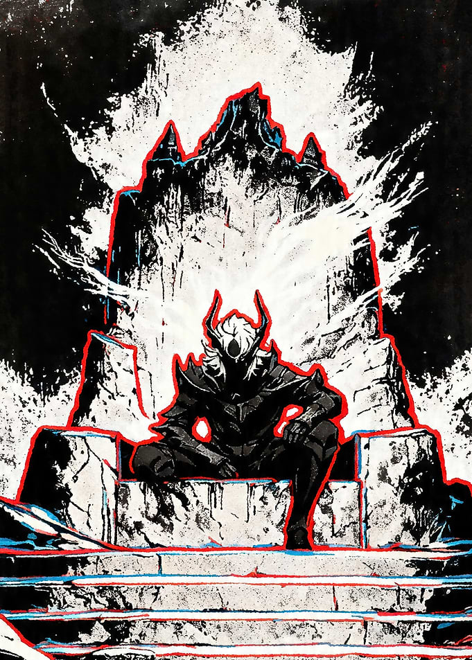 Dark Figure on Throne