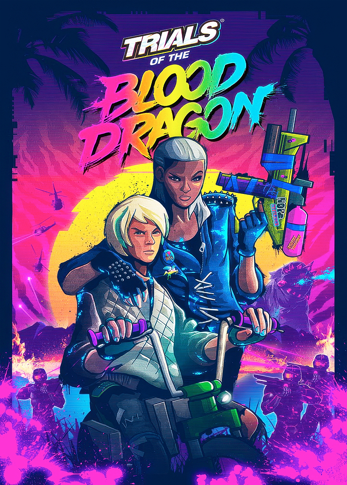 Trials of the Blood Dragon Poster