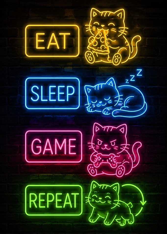 Cute Cat Neon Signs