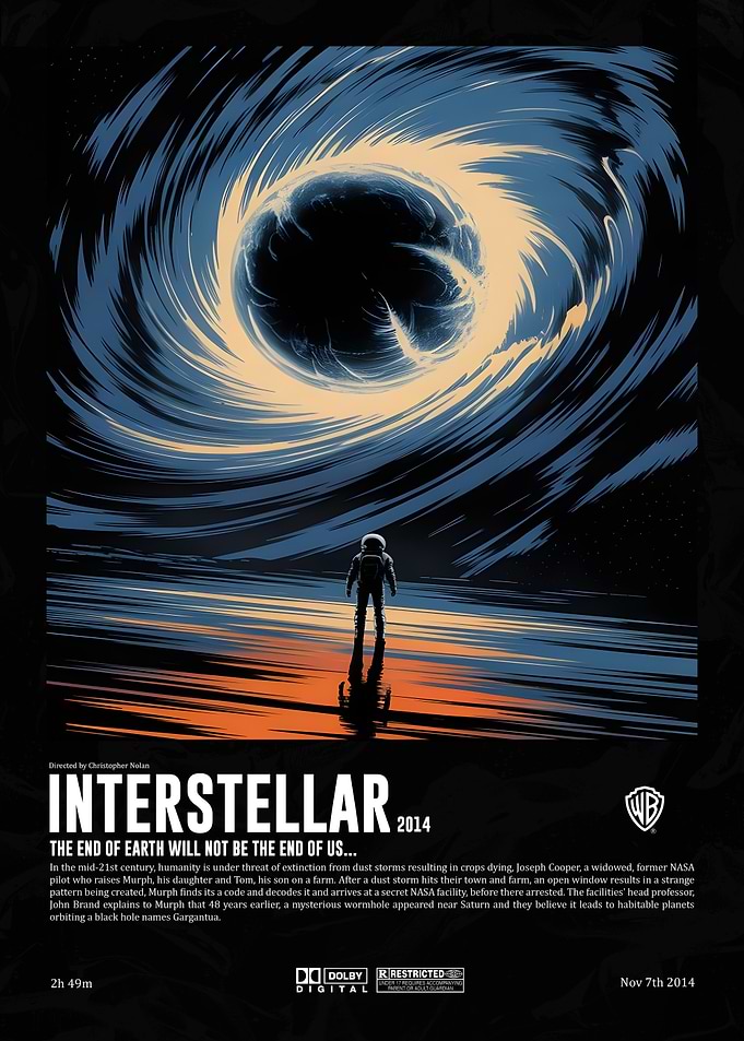 Interstellar : Reflective Surface Movie Poster