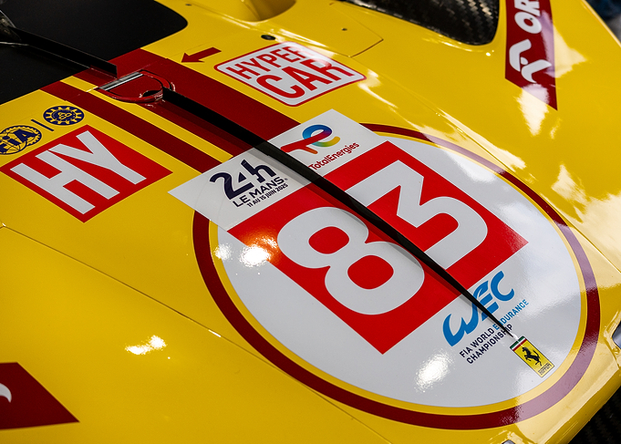 Ferrari Le Mans Hypercar Racing Car