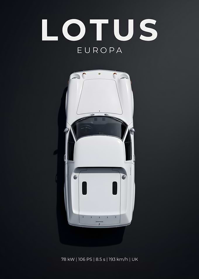 Lotus Europa Top View