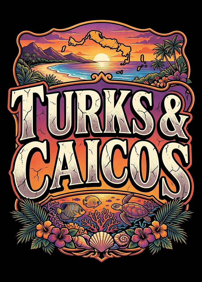 Turks & Caicos Sunset Beach Art