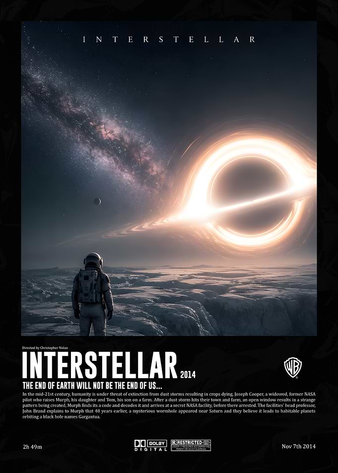 Interstellar 2014 : Astronaut Movie Poster