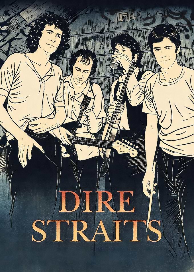 Dire Straits Band Poster