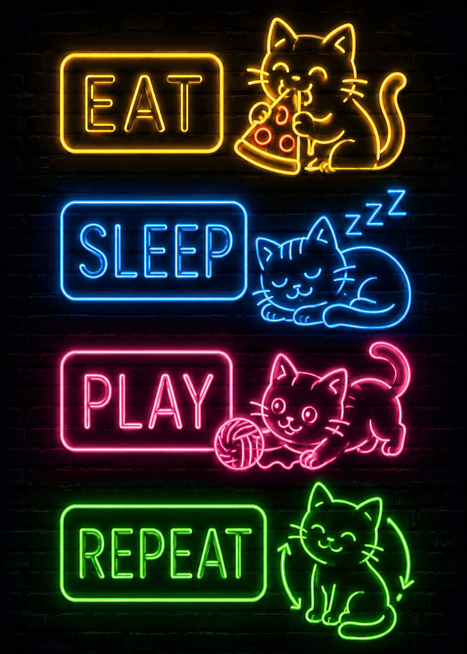 Cute Cat Neon Signs