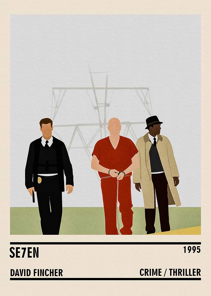 Se7en Movie Minimalist Art