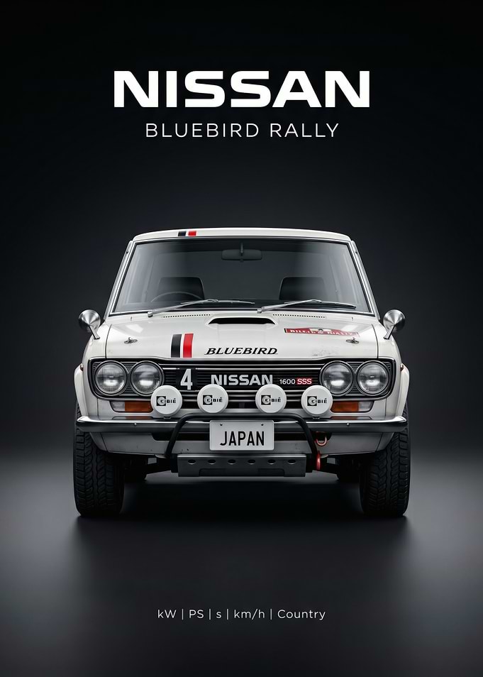 Nissan Bluebird Rally Car