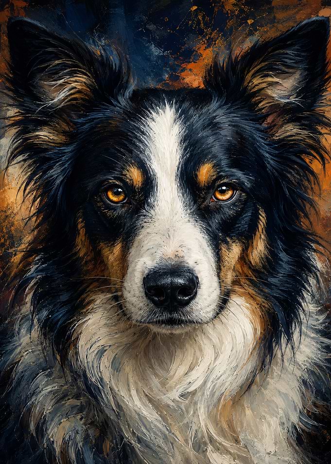 Border Collie Portrait