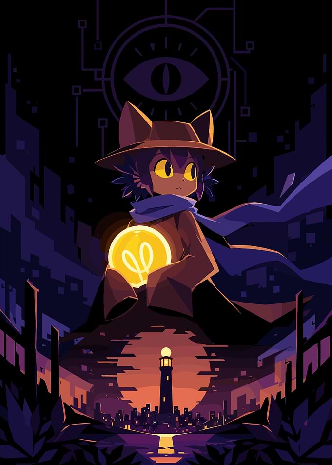 Niko holding the Sun.