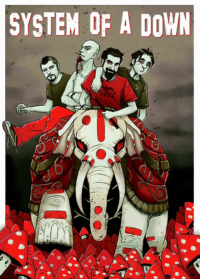 System of a Down Elephant Art
