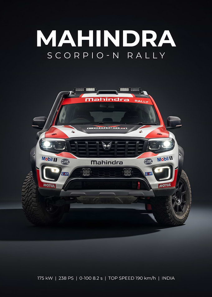 Mahindra Scorpio-N Rally Car