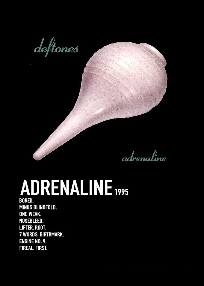 Deftones Adrenaline Album Cover