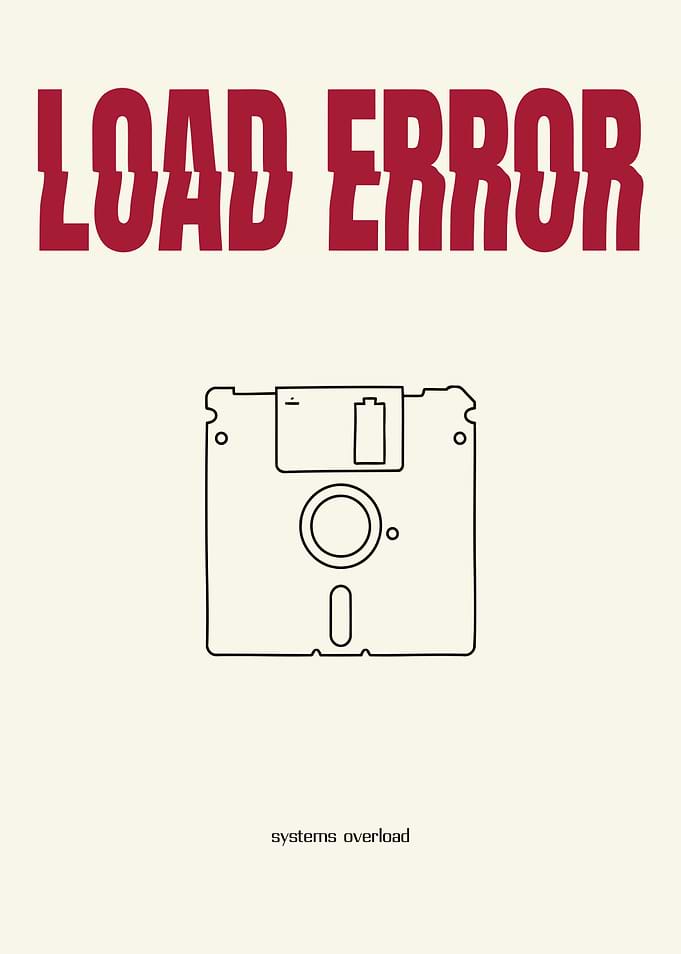 Load Error Floppy Disk
