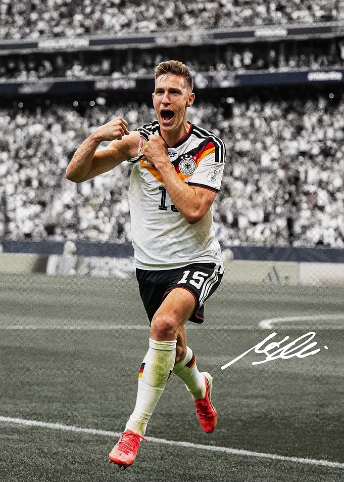 Soccer Player Celebrating Goal